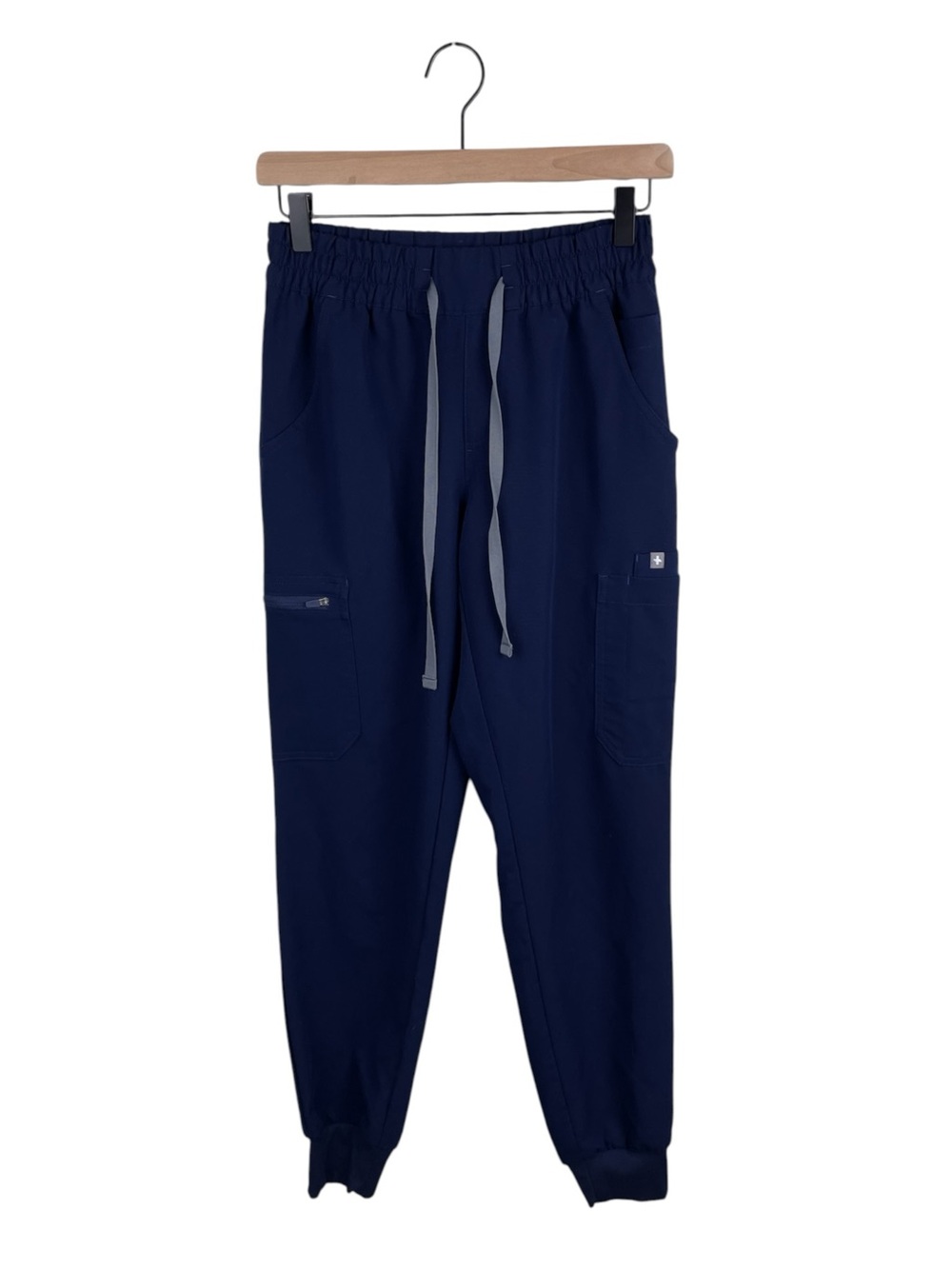Figs Uman Jogger Scrub Pants Women's Size XS Navy Blue Nursing Scrubs 1001101